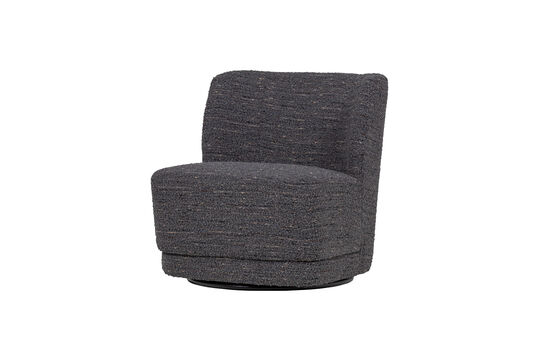 Fauteuil pivotant [fsc] tissu mélangé gris ATTY
